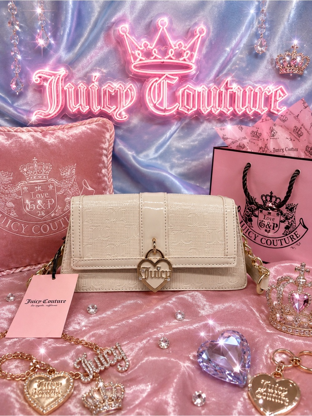 Juicy couture simply perfect shoulder bag purse